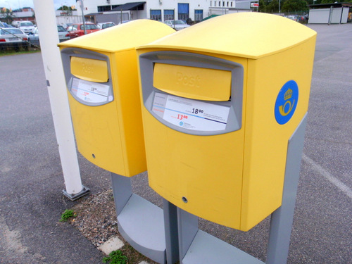 Swedish Mail Boxes (similar to Germany).